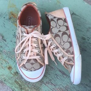 Coach Signature Sneakers 8.5M, used